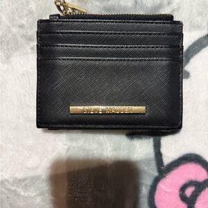 Steve Madden Black Card Wallet